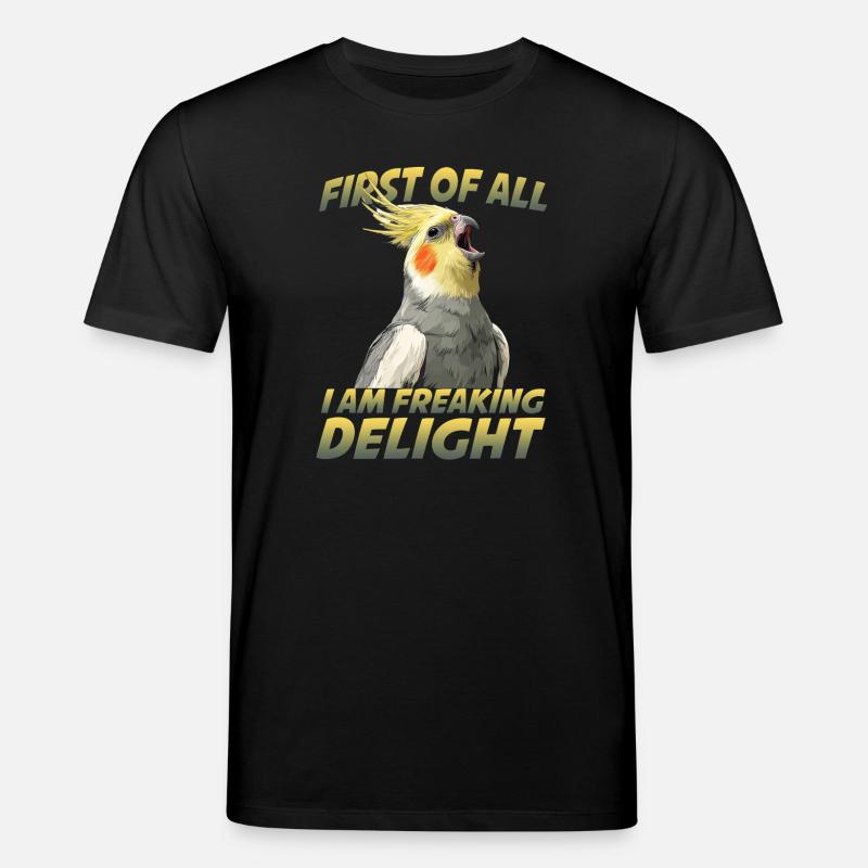Humour de calopsitte Oiseau Calopsitte Perroquet - T-shirt bio CREATOR Stanley/Stella Unisexe - noir