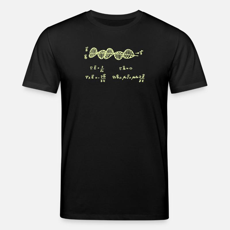 Les équations de Maxwell - T-shirt bio CREATOR Stanley/Stella Unisexe - noir