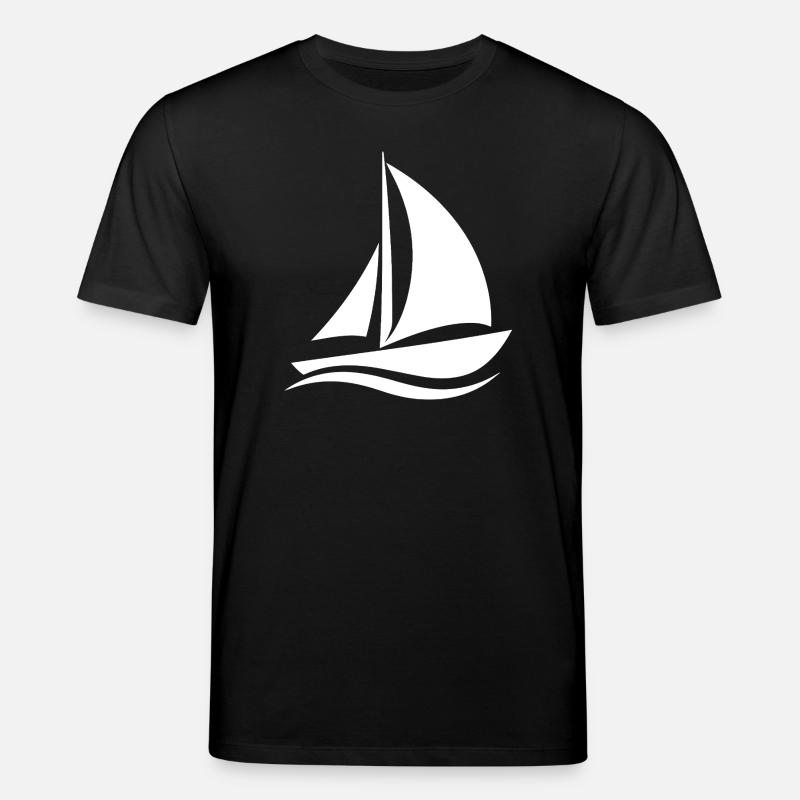Segelboot - Stanley/Stella Unisex Bio-T-Shirt CREATOR - Schwarz