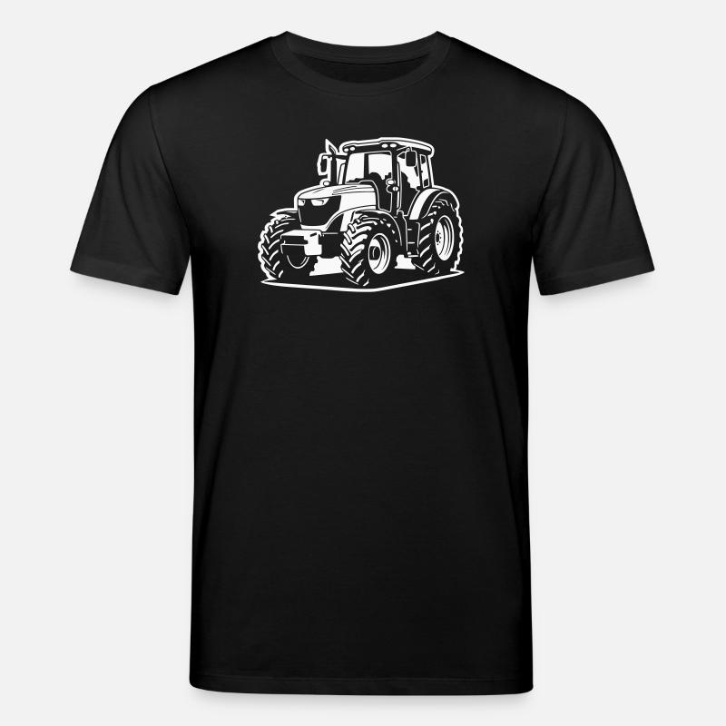Traktor / Trecker / Schlepper (Differenzbild) - Stanley/Stella Unisex Bio-T-Shirt CREATOR  - Schwarz