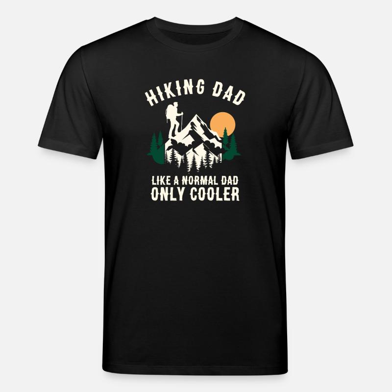 Cooler Wanderpapa - Stanley/Stella Unisex Bio-T-Shirt CREATOR - Schwarz