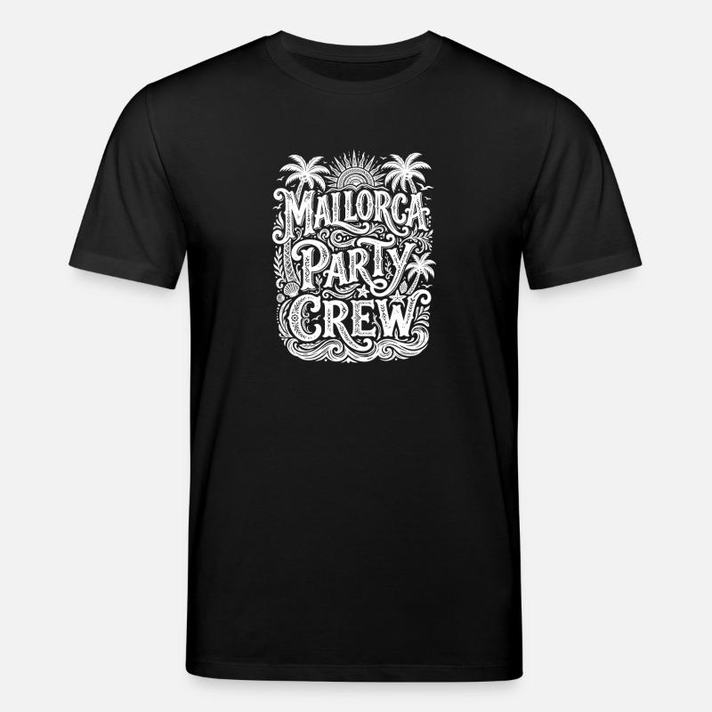 Mallorca Party Crew - Stanley/Stella Unisex Bio-T-Shirt CREATOR  - Schwarz