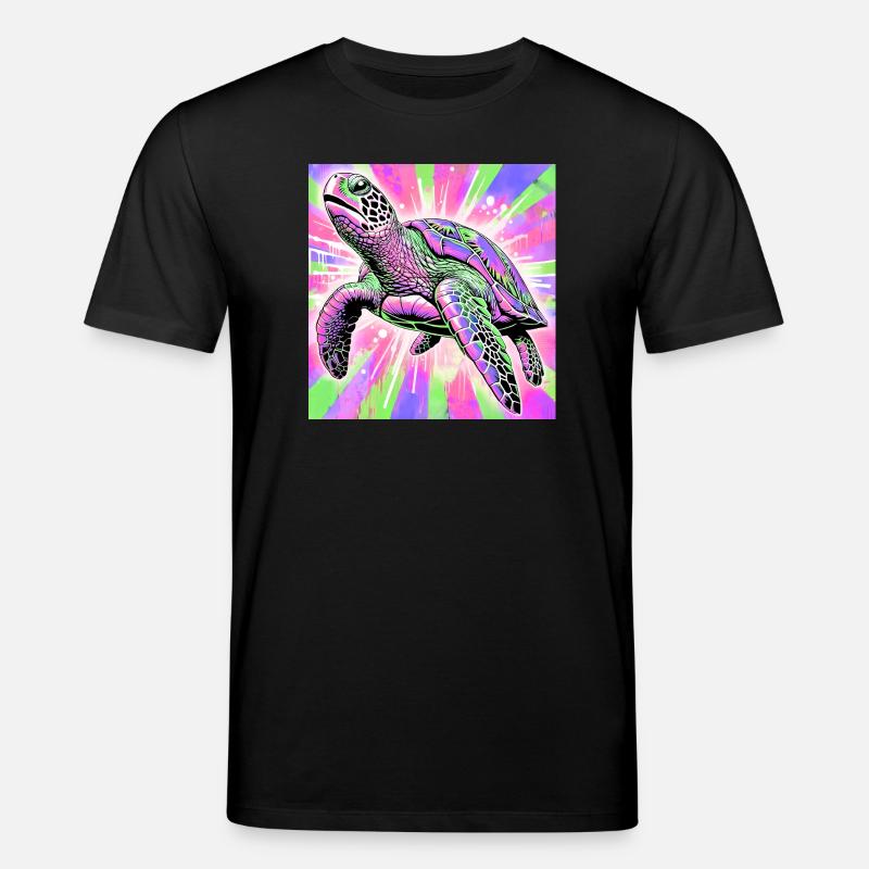 Schildkröte - Stanley/Stella Unisex Bio-T-Shirt CREATOR  - Schwarz