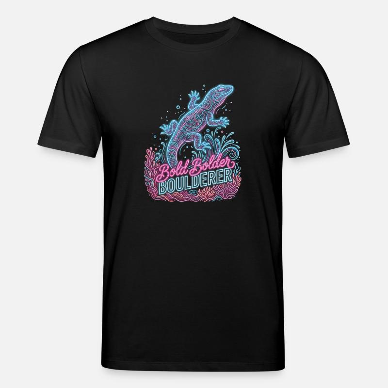 Bouldering Bold Bolder Boulderer - T-shirt bio CREATOR Stanley/Stella Unisexe - noir