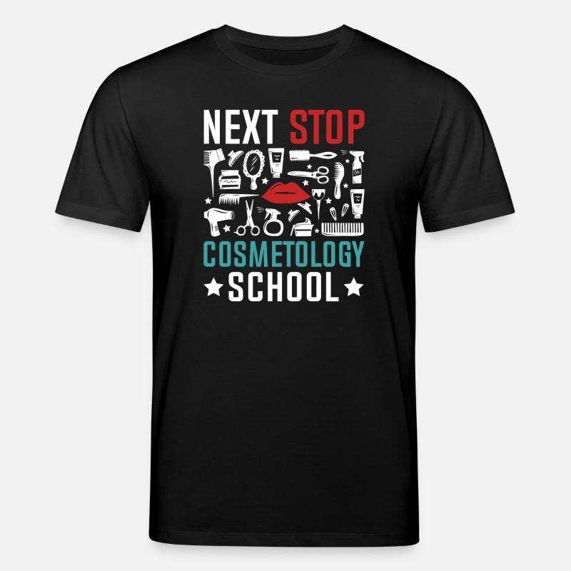 Next stop: Cosmetics School - Stanley/Stella CREATOR Unisex Organic T-Shirt - black