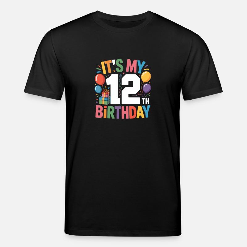 12e anniversaire - T-shirt bio CREATOR Stanley/Stella Unisexe - noir