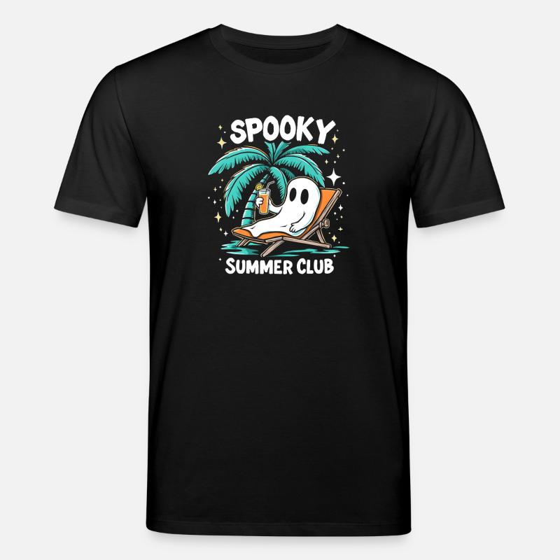 Été effrayant Halloween - T-shirt bio CREATOR Stanley/Stella Unisexe - noir