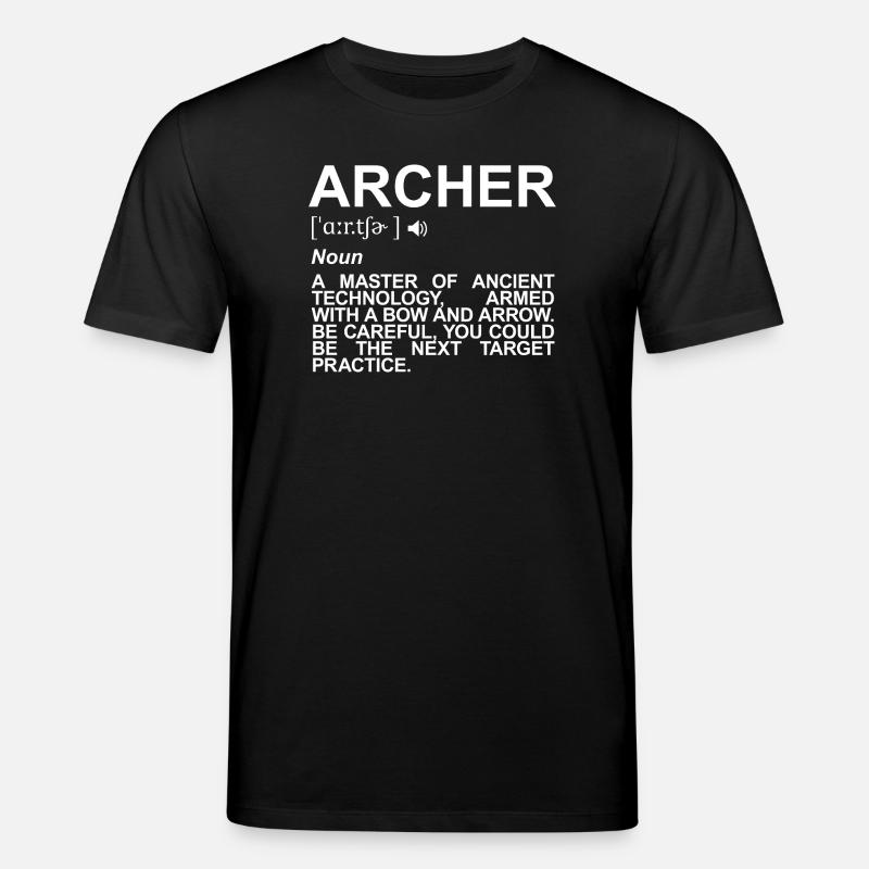 Bogenschütze Definition - Stanley/Stella Unisex Bio-T-Shirt CREATOR  - Schwarz