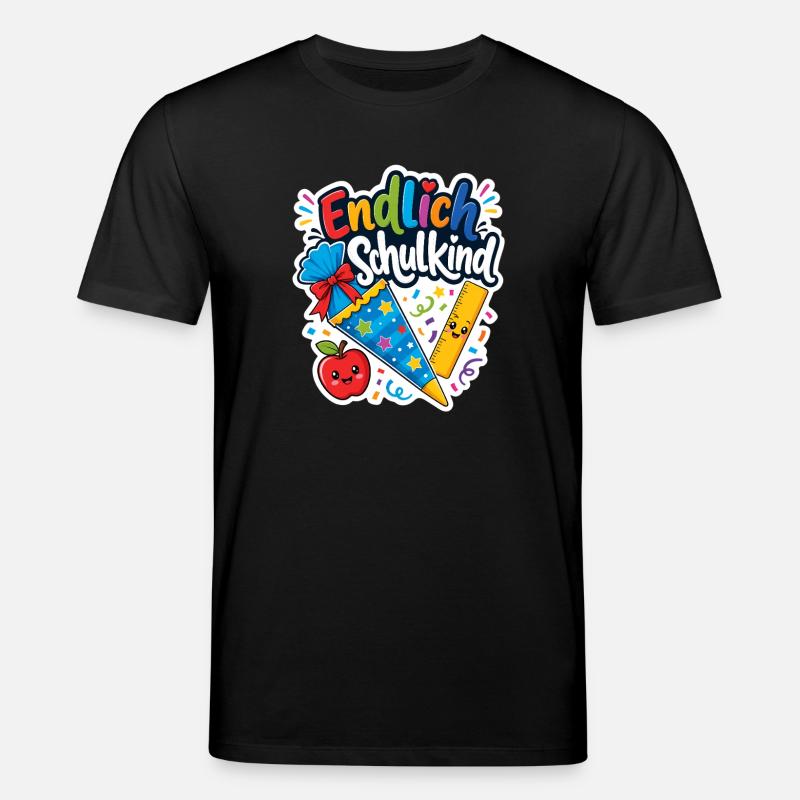 Schulkind 2026 Einschulung 2026 Schulanfang - Stanley/Stella Unisex Bio-T-Shirt CREATOR  - Schwarz