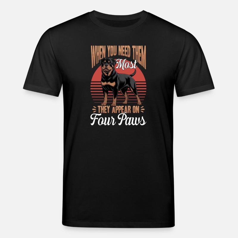 Rottweiler Rottie Dog Breed - Stanley/Stella Unisex Bio-T-Shirt CREATOR  - Schwarz
