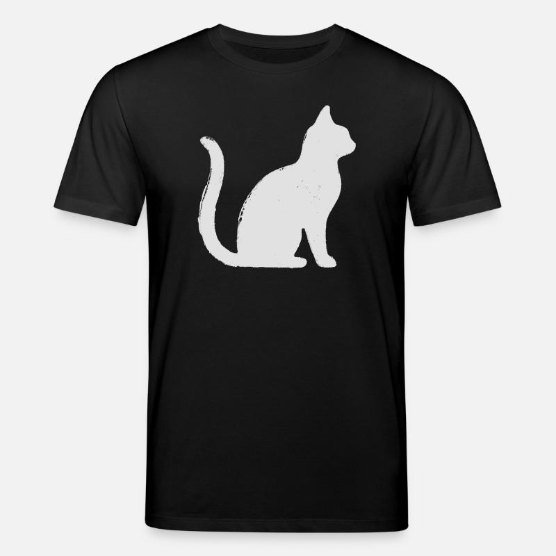 Katze - Stanley/Stella Unisex Bio-T-Shirt CREATOR  - Schwarz