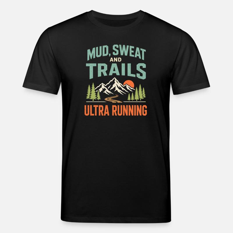 Course ultra sur les sentiers - T-shirt bio CREATOR Stanley/Stella Unisexe - noir