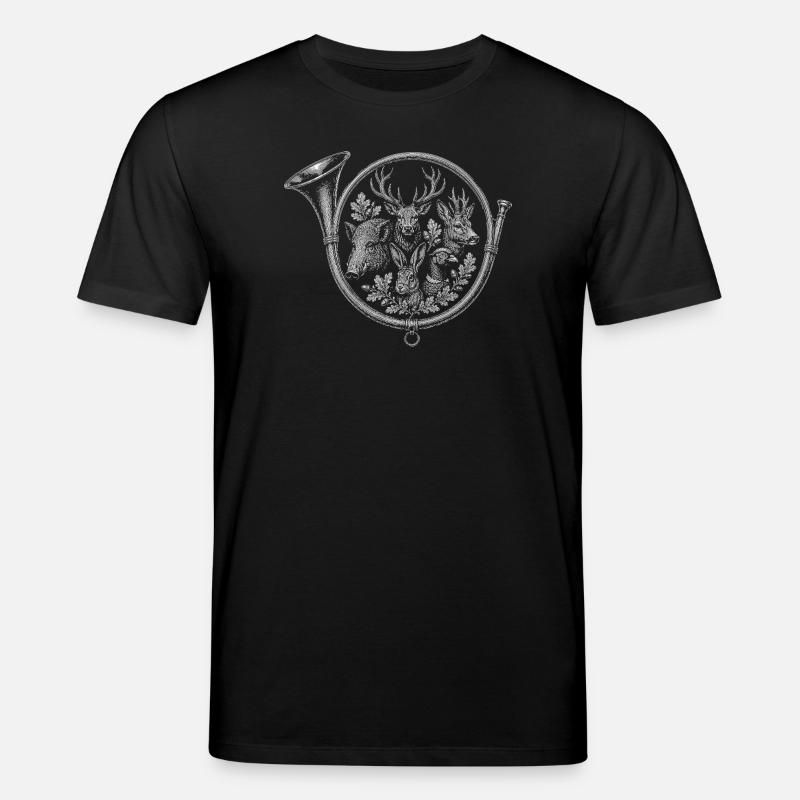 bugle - Stanley/Stella CREATOR Unisex Organic T-Shirt - black
