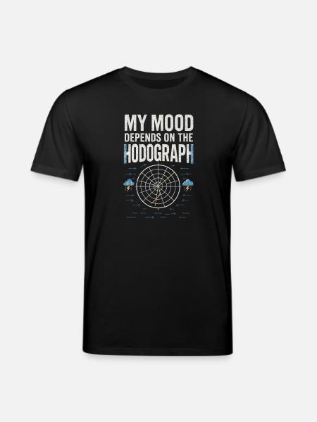 L’humeur selon Hodograph | Prévisions d’orage - T-shirt bio CREATOR Stanley/Stella Unisexe - noir