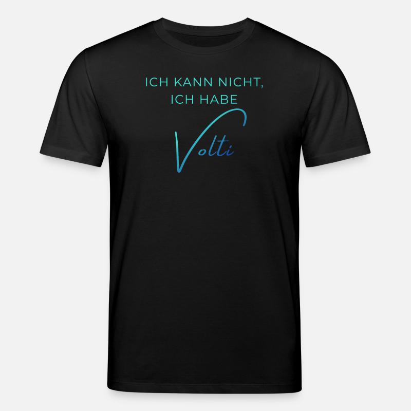 Voltigieren Training: Lustiger Volti Spruch - Stanley/Stella Unisex Bio-T-Shirt CREATOR  - Schwarz