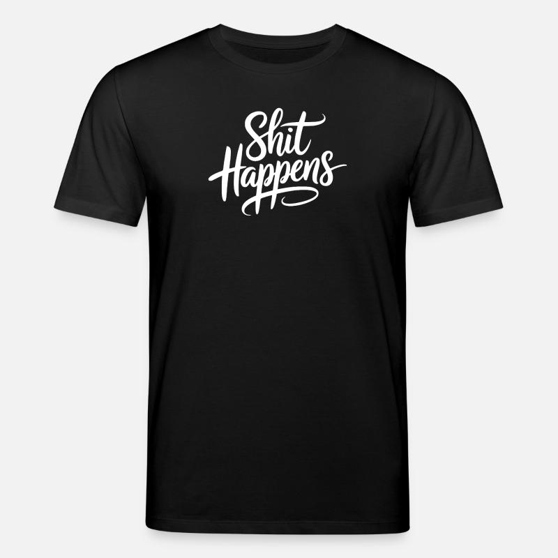 Déclaration « la merde arrive » - T-shirt bio CREATOR Stanley/Stella Unisexe - noir