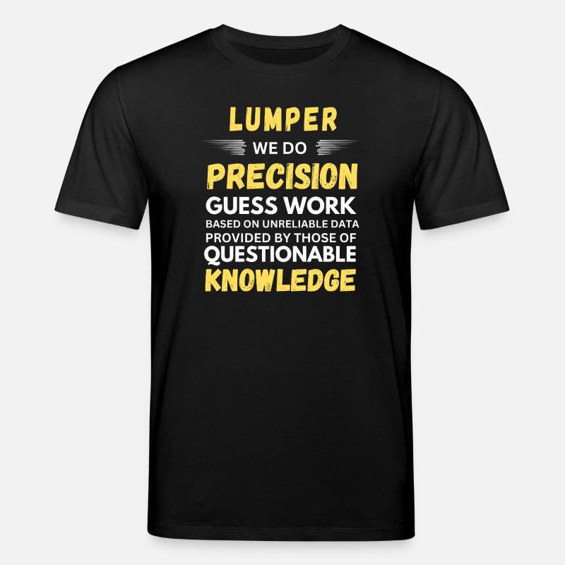 Lumper Précision Devine Entrepôt Drôle - T-shirt bio CREATOR Stanley/Stella Unisexe - noir