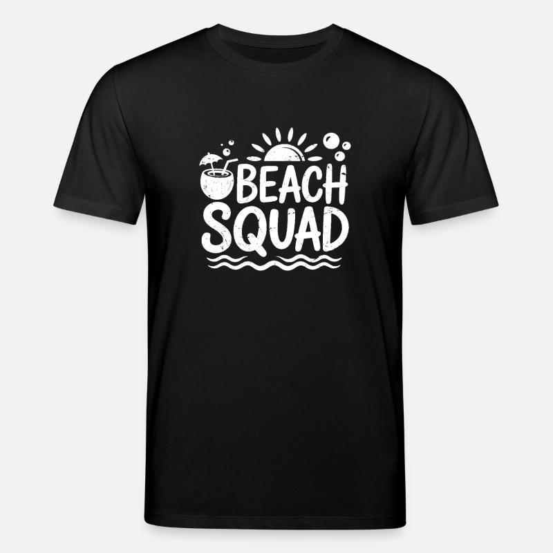 Équipe de plage - T-shirt bio CREATOR Stanley/Stella Unisexe - noir