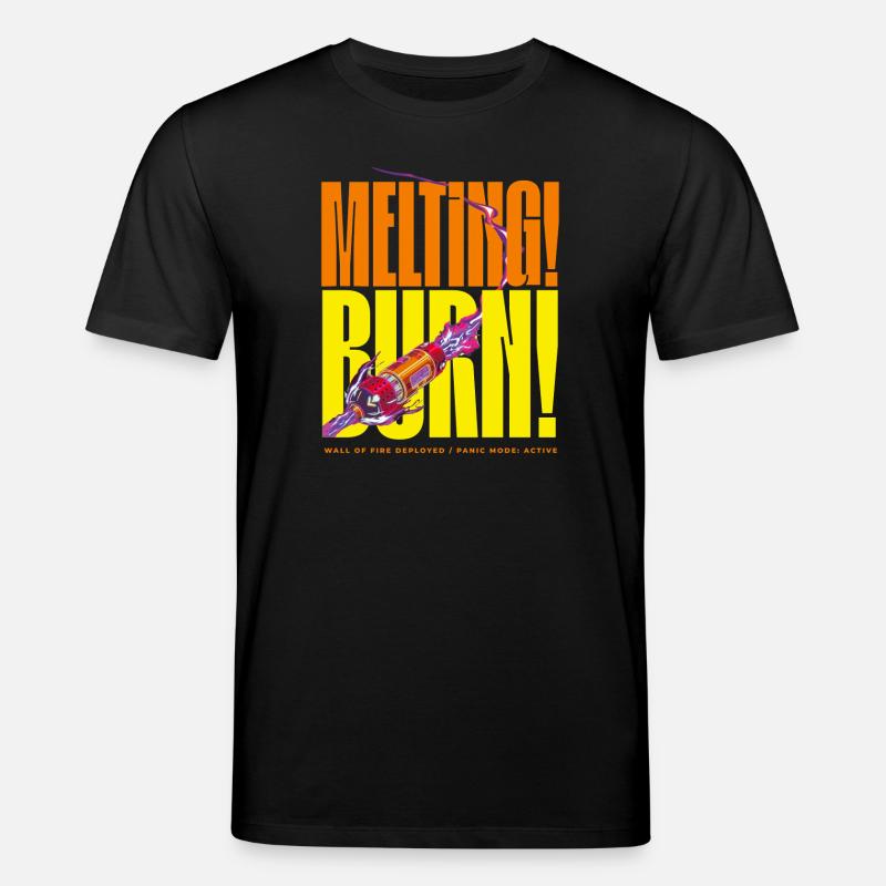 FOND ! Mur de Feu - T-shirt bio CREATOR Stanley/Stella Unisexe - noir
