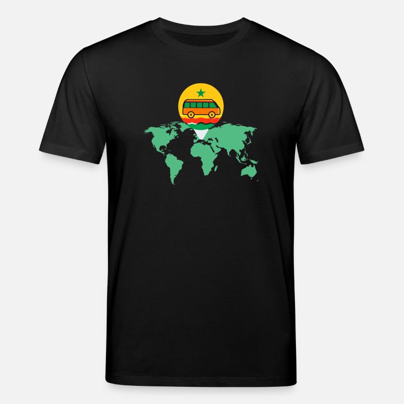 Sénégal - T-shirt bio CREATOR Stanley/Stella Unisexe - noir