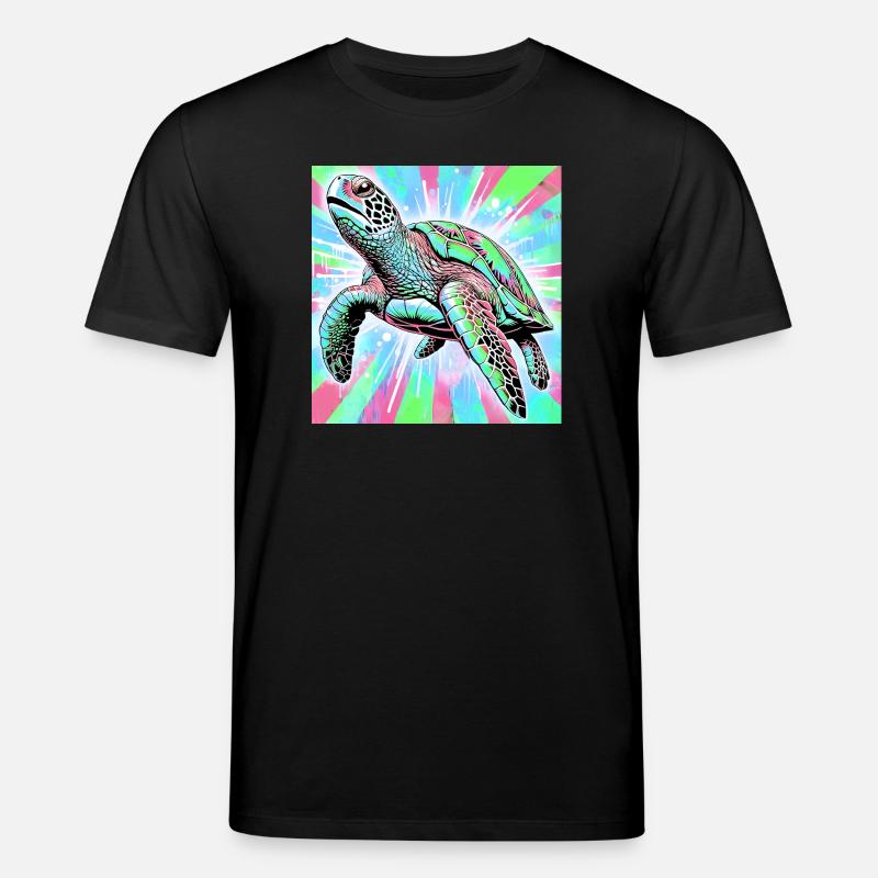Schildkröte - Stanley/Stella Unisex Bio-T-Shirt CREATOR  - Schwarz