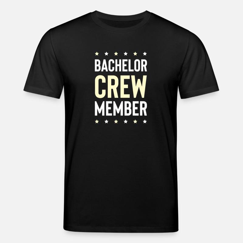Bachelor Crew - Stanley/Stella Unisex Bio-T-Shirt CREATOR - Schwarz