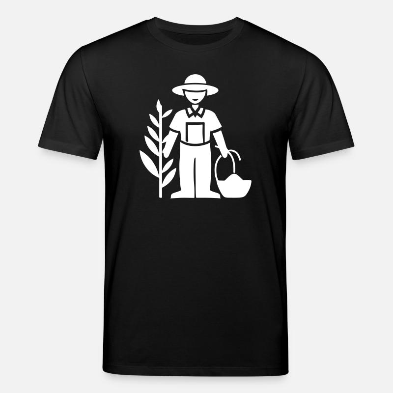 Fermier Bauer - T-shirt bio CREATOR Stanley/Stella Unisexe - noir