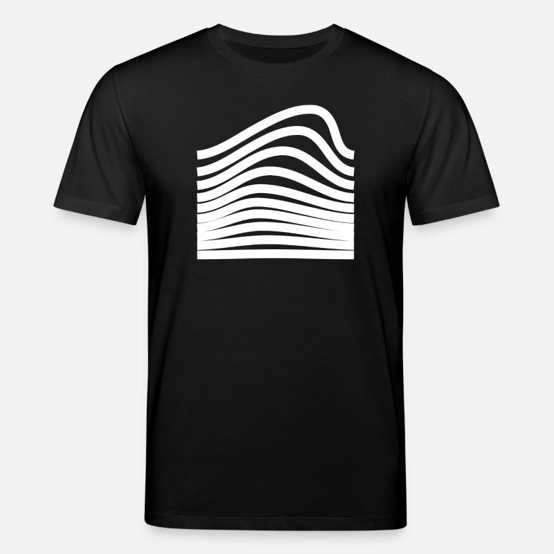 Conception ondulée et audacieuse - T-shirt bio CREATOR Stanley/Stella Unisexe - noir