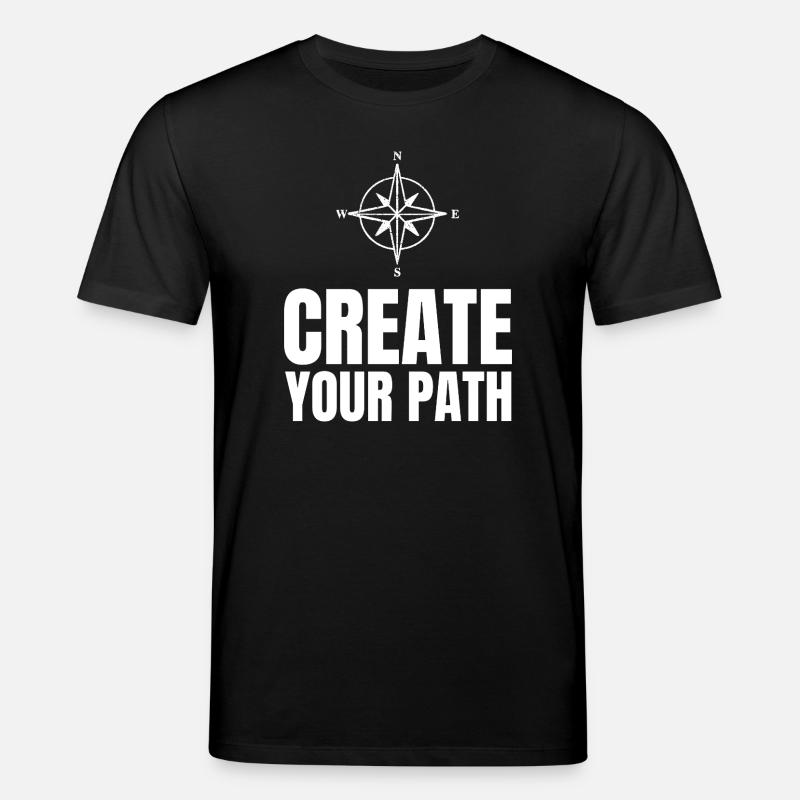 Create Your Path - Stanley/Stella CREATOR Unisex Organic T-Shirt - black
