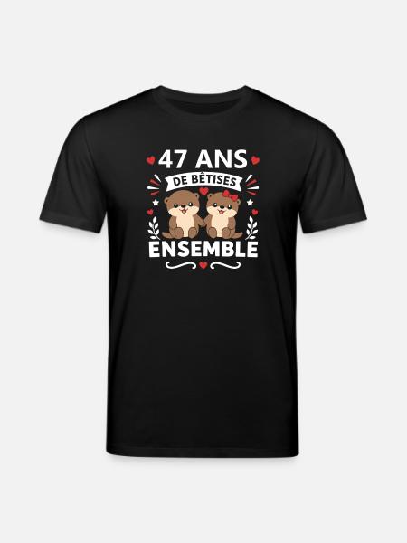47 Ans Ensemble Betes - T-shirt bio CREATOR Stanley/Stella Unisexe - noir