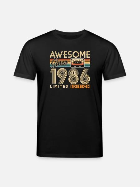 40e anniversaire, 40 ans - T-shirt bio CREATOR Stanley/Stella Unisexe - noir