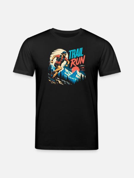 Trailrun - Stanley/Stella Unisex Bio-T-Shirt CREATOR - Schwarz