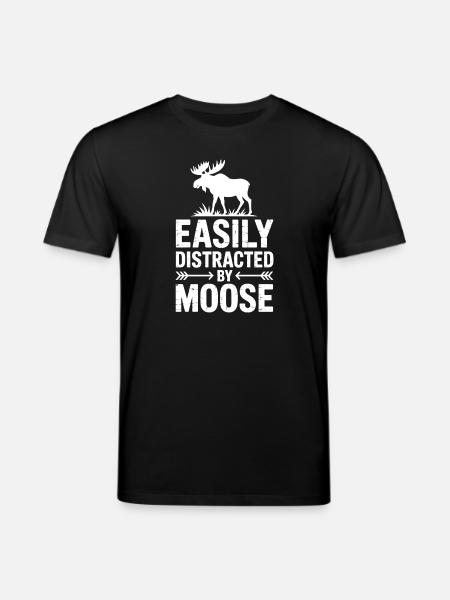 Elch Sprüche Elche Lustiges Elch Geschenk - Stanley/Stella Unisex Bio-T-Shirt CREATOR  - Schwarz