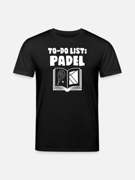 To_Do_List_Padel - Stanley/Stella Unisex Bio-T-Shirt CREATOR - Schwarz