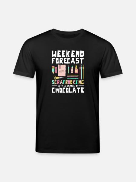 Week-end de scrapbooking - T-shirt bio CREATOR Stanley/Stella Unisexe - noir