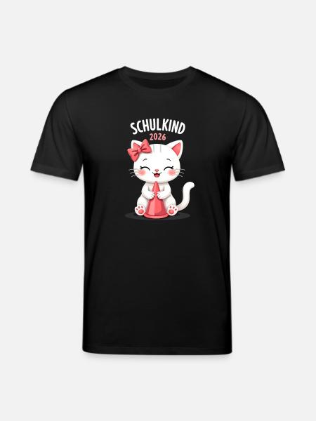 Schulkind 2026 Einschulung 2026 Schulanfang - Stanley/Stella Unisex Bio-T-Shirt CREATOR - Schwarz