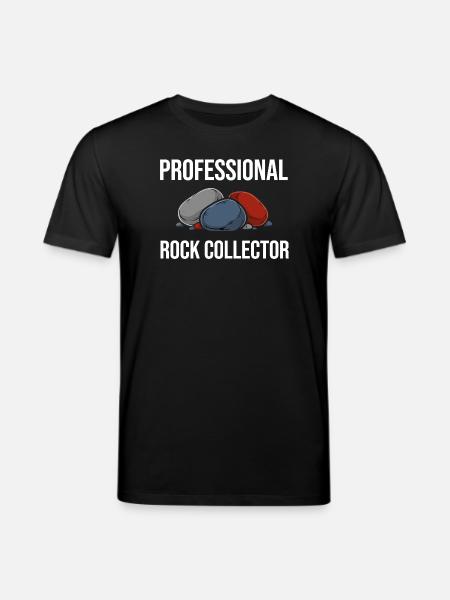 Professional Stones Collector Gift Geology - Stanley/Stella CREATOR Unisex Organic T-Shirt - black