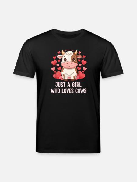 Kuhliebe im Herzkreis - Stanley/Stella Unisex Bio-T-Shirt CREATOR - Schwarz