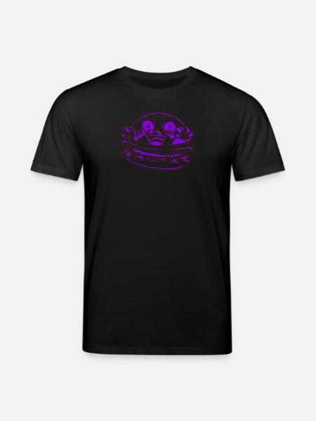 Monster burger - Stanley/Stella CREATOR Unisex Organic T-Shirt - black