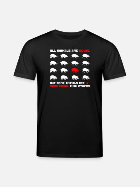 All animals are equal 2 - Stanley/Stella CREATOR Unisex Organic T-Shirt - black