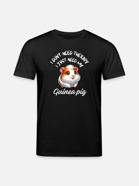 Guinea Pig Therapy - Stanley/Stella CREATOR Unisex Organic T-Shirt - black