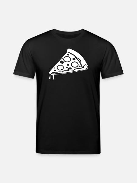 Pizza Slice Gift Pizzeria - Stanley/Stella CREATOR Unisex Organic T-Shirt - black