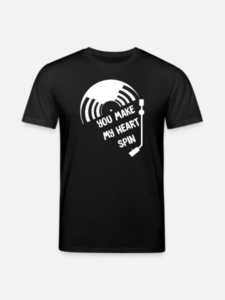 Vinyl - Stanley/Stella CREATOR Unisex Organic T-Shirt - black