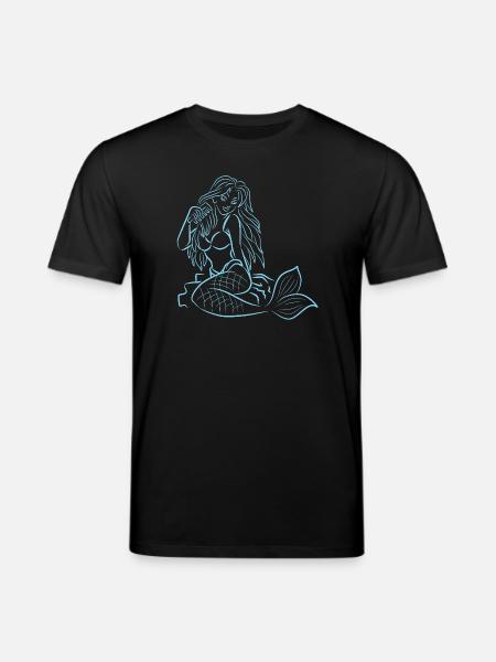 Meerjungfrau - Stanley/Stella Unisex Bio-T-Shirt CREATOR - Schwarz