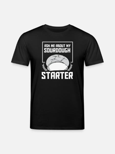 Bread Baker Bakery Bread Roll Baking - Stanley/Stella CREATOR Unisex Organic T-Shirt - black