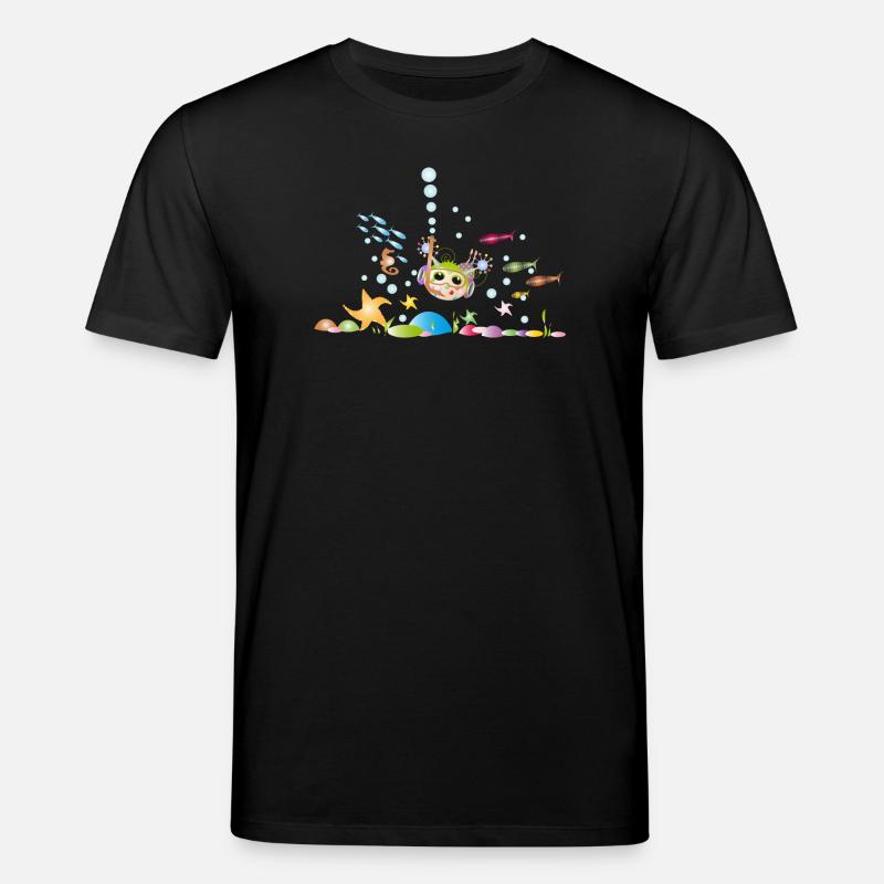 Taucher - Stanley/Stella Unisex Bio-T-Shirt CREATOR  - Schwarz