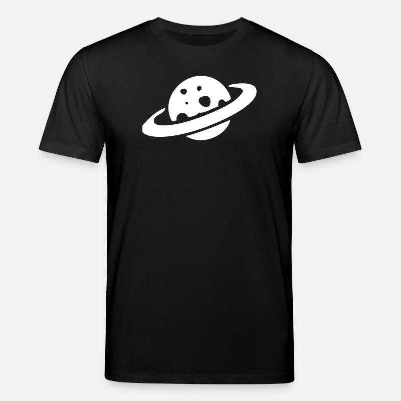 Fromage planète Saturne - T-shirt bio CREATOR Stanley/Stella Unisexe - noir