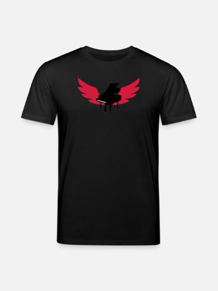 Piano / Klavier - T-shirt bio CREATOR Stanley/Stella Unisexe - noir