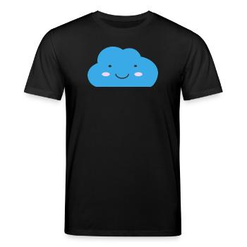 Nuage Kawaii - T-shirt bio CREATOR Stanley/Stella Unisexe - noir - Devant - Alina (178cm) & Michal (187cm)