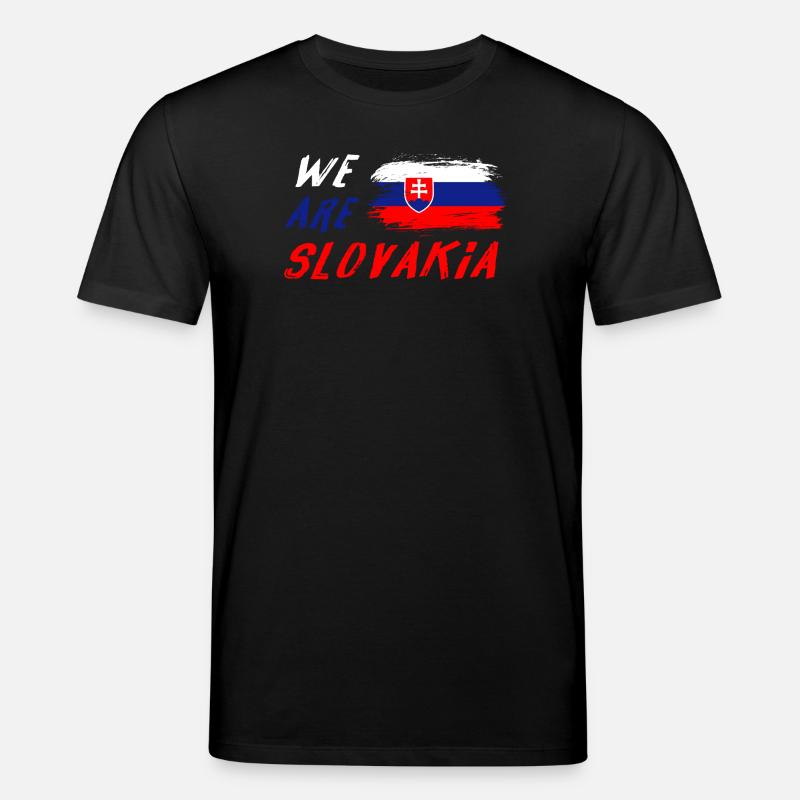 Wir sind Slowakei - Stanley/Stella Unisex Bio-T-Shirt CREATOR  - Schwarz